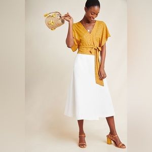 NWT Anthropologie Mindy Dolman Sleeve Blouse by Current Air